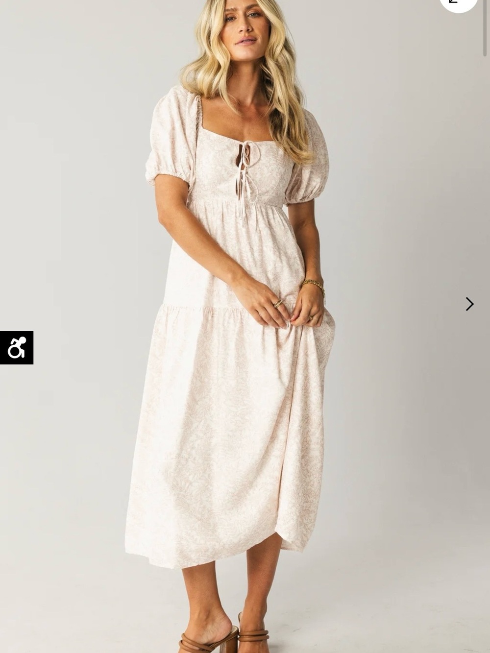Bohme Kelsie Floral Midi Dress